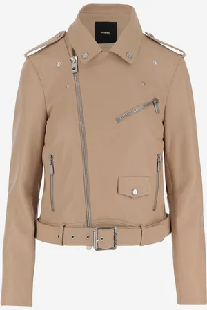 Pinko Leather Biker Jacket