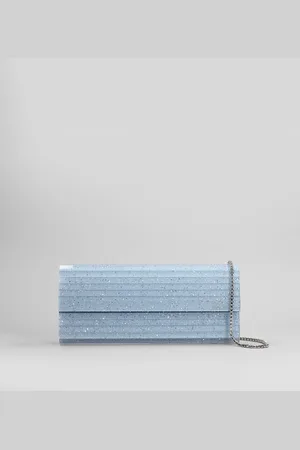 Jimmy Choo Sweetie Clutch In Cyan Acrylic