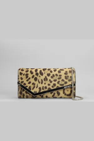 Jimmy Choo Emmie Clutch In Animalier Pony Skin