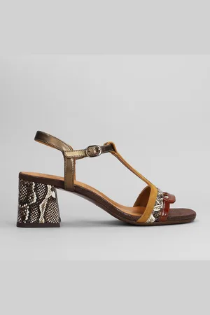 Chie Mihara Laluce Sandals In Leather Color Suede And Leather