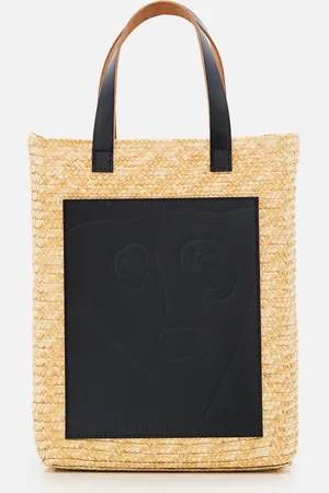 Plan C Straw Medium Shopper