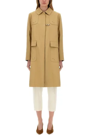 FAY Stretch Gabardine Car Coat