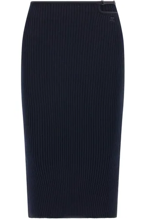 Courrèges Loop Rib Knit Skirt