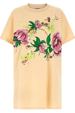 Kenzo Peonies Kimono Dress