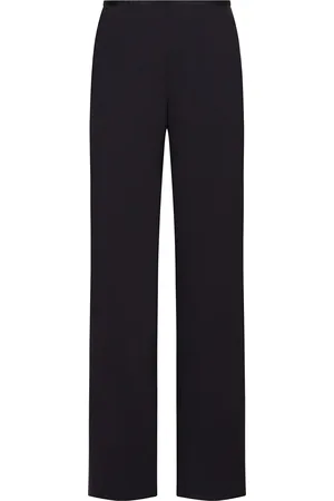 Emporio Armani Crepe Wide-leg Trousers