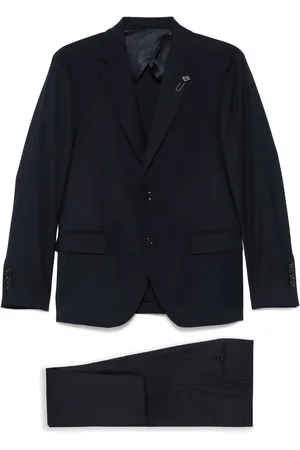 LARDINI Prussian Virgin Wool Suit