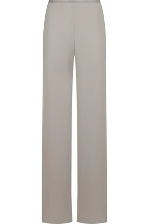 Emporio Armani Crepe Wide-leg Trousers