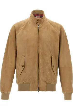 Baracuta Suede Bomber Jacket