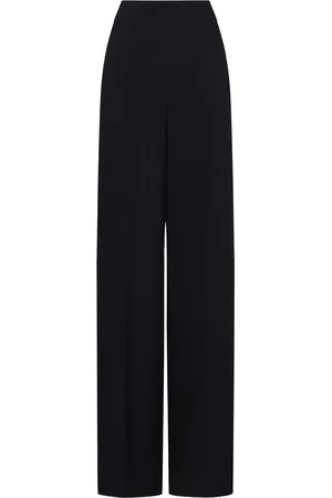 Emporio Armani Crepe Wide-leg Trousers