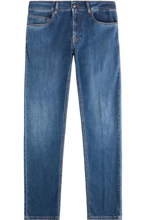 FAY Blue Cotton Denim Jeans