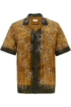 DRIES VAN NOTEN Short Sleeve Cotton Shirt