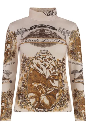 Rhude Printed Long-sleeve Top