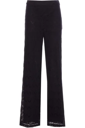 Twin-Set Wide Leg Macrame Pants