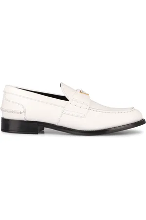 Prada Brushed Leather Loafers