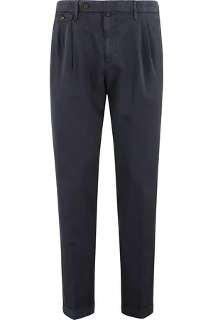 BRIGLIA Pant Doppia Pinces Cotone Lino