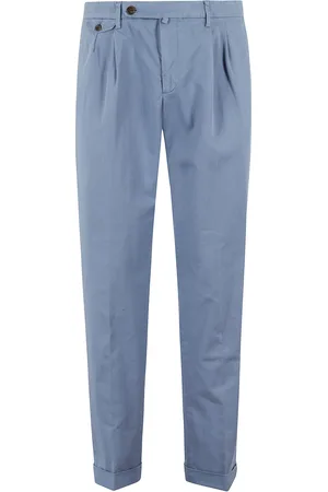 BRIGLIA Pant Doppia Pinces Cotone Lino