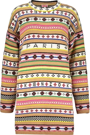 Kenzo Jacquard Knit Mini-dress
