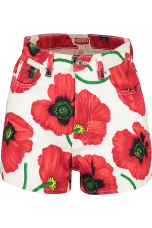 Kenzo High-rise Cut-off Denim Shorts