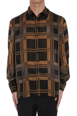 Saint Laurent All-over Patterned Button-up Shirt