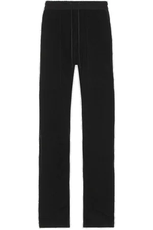 Saint Laurent Drawstring Straight Leg Trousers