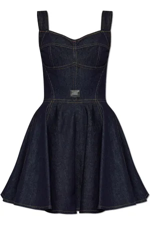 Dolce & Gabbana Denim Dress With Straps