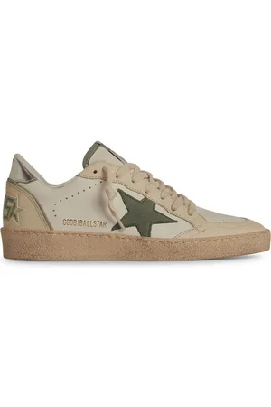 Golden Goose Ball Star White Leather Sneakers