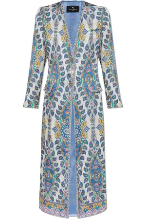 Etro Lightweight Paisley Print Coat