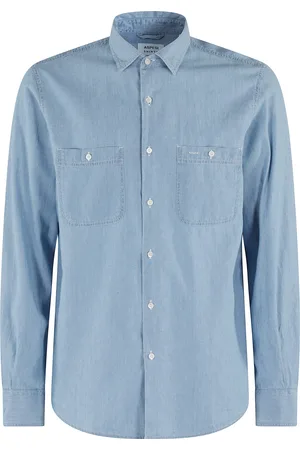 Aspesi Denim Long-sleeved Shirt