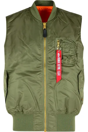 Alpha Industries Green Nylon Vest