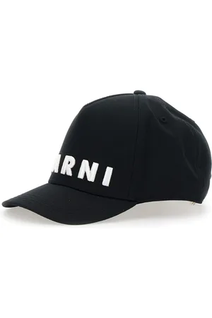 Marni Baseball Cap With Maxi Logo Lettering On The Front In Cotton Boy