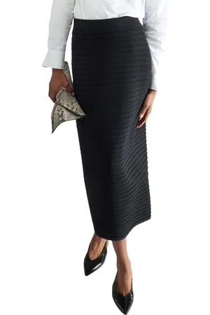 LIVIANA CONTI Striped Pattern Skirt