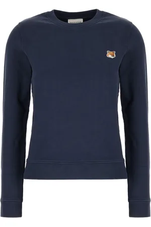 Maison Kitsuné Blue Cotton Sweatshirt