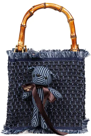 LaMILANESA Pepe Small Denim Bag Dark Color