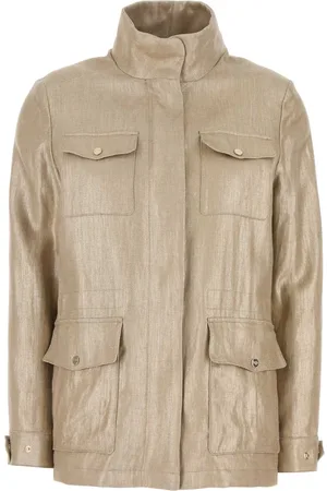 HERNO Sand Linen Jacket