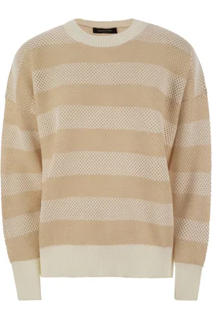 Fabiana Filippi Crew-neck Sweater In Wool And Cotton