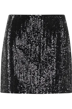 ANINE BING Tierra Sequin Embellished Mini Skirt