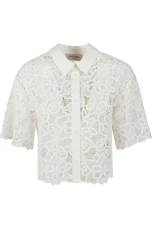 Ermanno Firenze See-through Cropped Top
