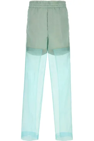 DRIES VAN NOTEN Light Blue Organza Pendo Pant