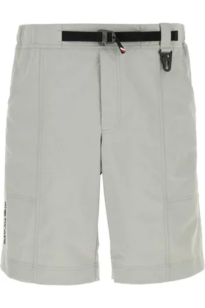 Moncler Grey Polyester Bermuda Shorts