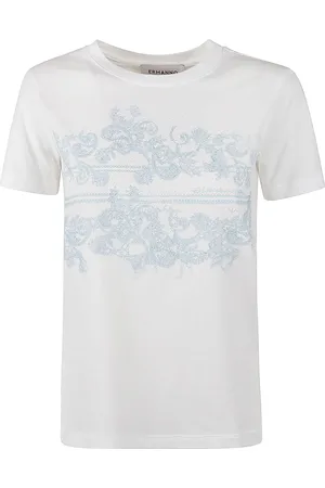 ERMANNO SCERVINO Floral Embroidery T-shirt
