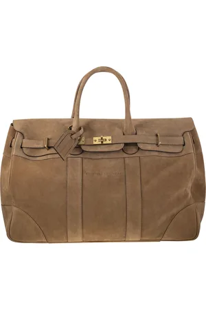 Brunello Cucinelli Country Bag In Inverted Calfskin