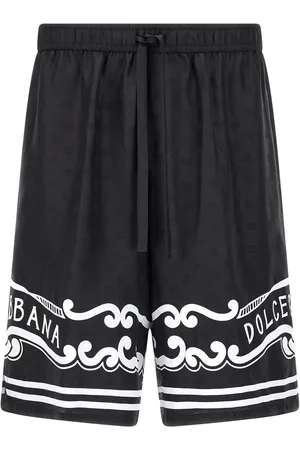 Dolce & Gabbana Bandana Silk Bermuda Shorts