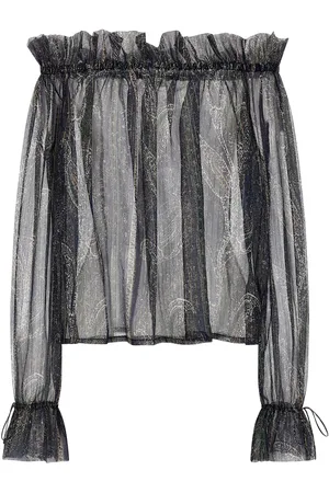Saint Laurent Lurex Blouse