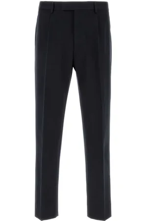 Ermenegildo Zegna Midnight Blue Cotton Blend Pant