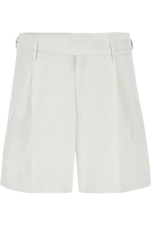 Dolce & Gabbana White Stretch Gabardine Bermuda Shorts