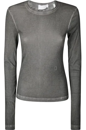 Helmut Lang Garment-dyed Long-sleeved T-shirt