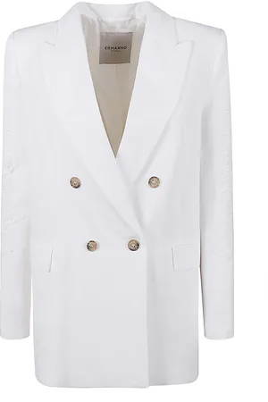 Ermanno Firenze Embroidered Double-breasted Dinner Jacket