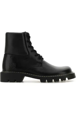 Loewe Leather Sierra Ankle Boots