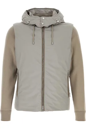 MOORER Dove Grey Polyester Evan Down Jacket