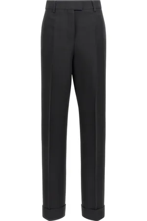 Salvatore Ferragamo Stretched Pleated Trousers